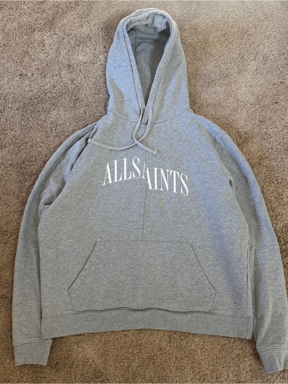 Allsaints Dropout Gray Hoodie